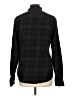 Primark 100% Cotton Plaid Black Long Sleeve Button-Down Shirt Size L - photo 2