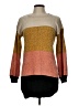Allison Brittney Color Block Orange Pullover Sweater Size L - photo 1