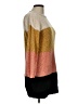 Allison Brittney Color Block Orange Pullover Sweater Size L - photo 4