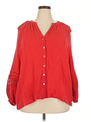 Calypso St. Barth 3/4 Sleeve Blouse (view 1)