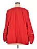 Calypso St. Barth Red 3/4 Sleeve Blouse Size 2X - photo 2
