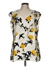 CAbi Yellow Sleeveless Blouse Size L - photo 1