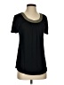 Charming Charlie 100% Rayon Black Short Sleeve Top Size S - photo 1