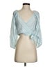 BCBGeneration Blue 3/4 Sleeve Blouse Size XS - photo 1