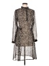 Marc Cain 100% Polyester Animal Print Brown Black Casual Dress Size 6 (N1) - photo 1