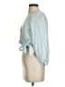 BCBGeneration Blue 3/4 Sleeve Blouse Size XS - photo 5