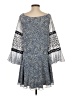 Alexis 100% Polyester Print Blue Casual Dress Size XS - photo 2