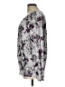 Daisy Fuentes 100% Rayon Silver Long Sleeve Blouse Size L - photo 5