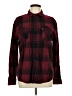 Levi's Plaid Burgundy Long Sleeve Button-Down Shirt Size L - photo 1