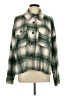 La Miel 100% Polyester Plaid Green Jacket Size L - photo 1