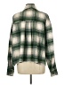 La Miel 100% Polyester Plaid Green Jacket Size L - photo 2