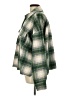 La Miel 100% Polyester Plaid Green Jacket Size L - photo 5