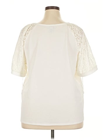 Carmen Carmen Marc Valvo Short Sleeve Top (view 2)