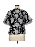 Joy Joy 100% Polyester Black Short Sleeve Blouse Size XL - photo 2