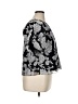 Joy Joy 100% Polyester Black Short Sleeve Blouse Size XL - photo 4