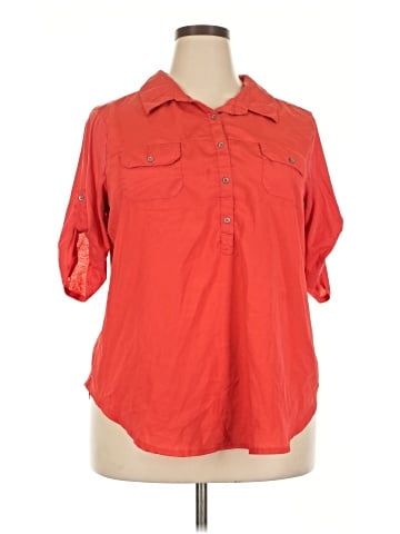Eyeshadow 3/4 Sleeve Blouse (view 1)
