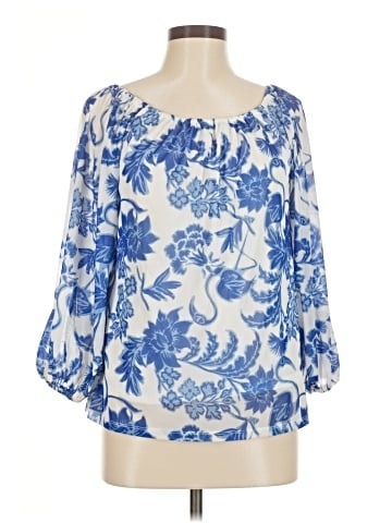 G by Giuliana Rancic 3/4 Sleeve Blouse (view 1)