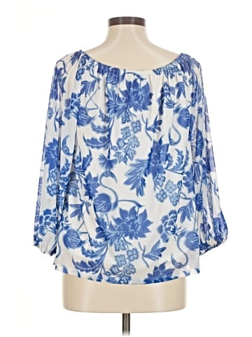 G by Giuliana Rancic 3/4 Sleeve Blouse (view 2)