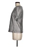 Rebecca Taylor Metallic Silver Short Sleeve Top Size 8 - photo 5