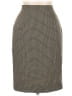 CAbi 100% Polyester Houndstooth Gray Casual Skirt Size L - photo 1