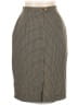 CAbi 100% Polyester Houndstooth Gray Casual Skirt Size L - photo 2