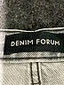 Denim Forum 100% Cotton Chevron-herringbone Gray Jeans Size 24 waist - photo 7