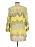 Unbranded Chevron-herringbone Yellow Pullover Sweater Size L - photo 2