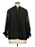CBR 100% Polyester Black 3/4 Sleeve Blouse Size XL - photo 1