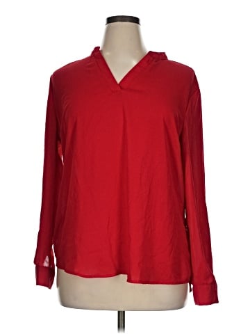 New York & Company Long Sleeve Blouse (view 1)