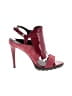 Calvin Klein Color Block Burgundy Red Sandals Size 6 - photo 1