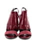Calvin Klein Color Block Burgundy Red Sandals Size 6 - photo 2