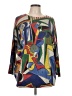 Assorted Brands Print Blue Pullover Sweater Size L - photo 1