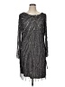 Aidan Mattox 100% Polyester Silver Cocktail Dress Size 14W - photo 1