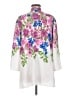Susan Graver Floral White Kimono Size M - photo 2