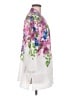Susan Graver Floral White Kimono Size M - photo 4