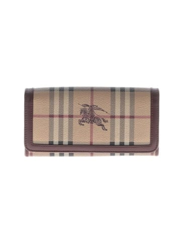 Burberry Coated canvas Haymarket continental wallet (view 1)