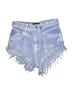 retrofête 100% Cotton Blue Denim Shorts Size 26 waist - photo 1