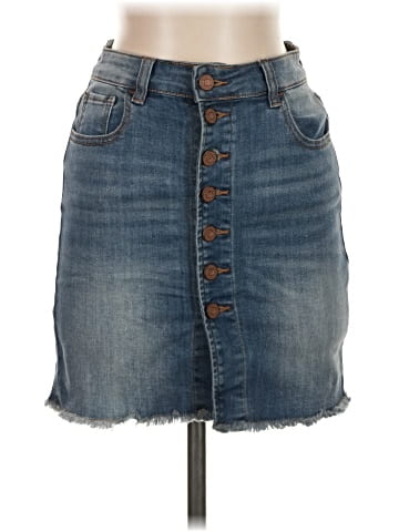 Indigo Rein Denim Skirt (view 1)