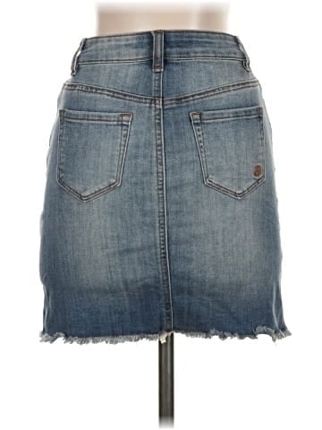 Indigo Rein Denim Skirt (view 2)