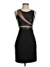Guess 100% Polyester Color Block Black Cocktail Dress Size 2 - photo 1