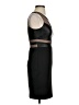 Guess 100% Polyester Color Block Black Cocktail Dress Size 2 - photo 4