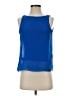 Alice + Olivia 100% Polyester Blue Sleeveless Blouse Size S - photo 1