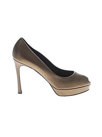 Yves Saint Laurent Palais Platform Peep Toe Pumps (view 1)