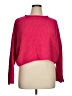 Double Zero Solid Pink Pullover Sweater Size 1X - photo 1