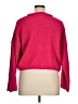 Double Zero Solid Pink Pullover Sweater Size 1X - photo 2