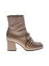 Gucci 100% Leather Tan Ankle Boots Size EU (IT) 37 / US 7 - photo 1