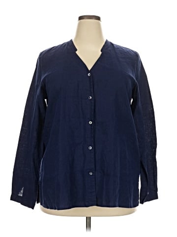 Eileen Fisher Long Sleeve Blouse (view 1)
