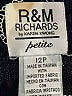 R&M Richards Black Kimono Size 12 (petite) - photo 7