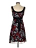 B. Smart 100% Polyester Paisley Red Cocktail Dress Size 9 - 10 - photo 2