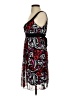B. Smart 100% Polyester Paisley Red Cocktail Dress Size 9 - 10 - photo 5